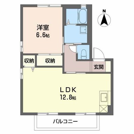 益生駅 徒歩9分 2階の物件間取画像